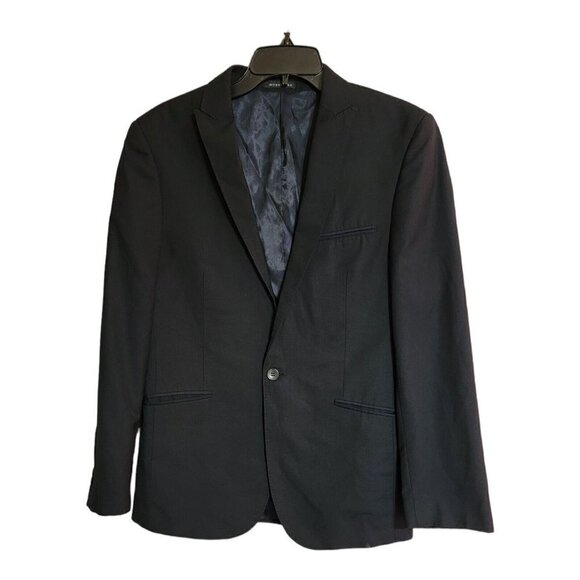 Blazer - Holland and Sherry By Moustache Slim Fit Size 48 Blue Sportcoat Jacket - Picture 1 of 16